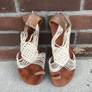Whiteish cream sandals